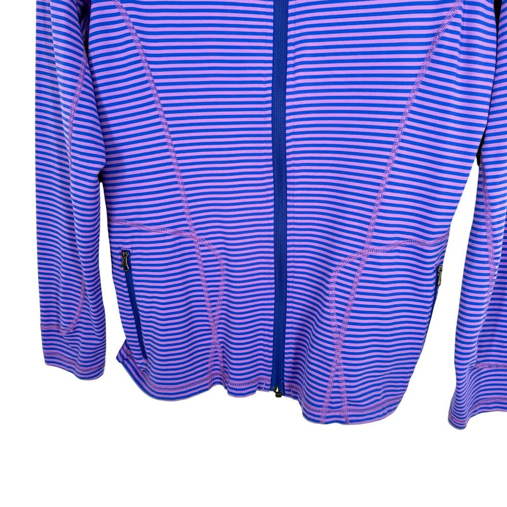 Lole Sz XL Womens Purple Long Sleeve UPF50 Athletic Jacket Shirt Top Workout - Picture 4 of 10